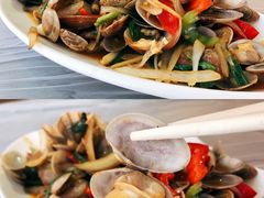 姜葱炒花甲-覃记海鲜美食餐厅