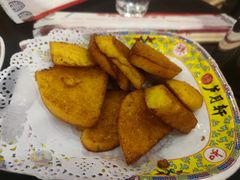 炸馒头片带臭豆腐-芦月轩羊蝎子(北蜂窝店)