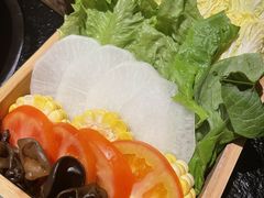 时蔬拼盘-盡膳口福·百年汤方火锅(科华北路店)