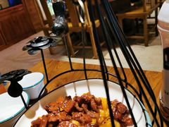 -东来菜馆•手抓海鲜家常菜•海鲜锅贴(鸽子窝店)