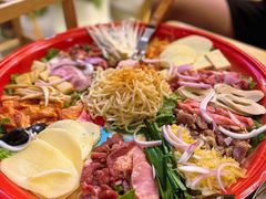 -陈叉子钢盆烤肉(中原万达店)