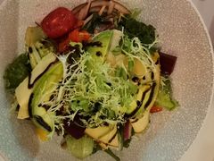 鲜虾牛油果奶酪混合生菜沙拉-塞纳河法国餐厅(意式风情街店)