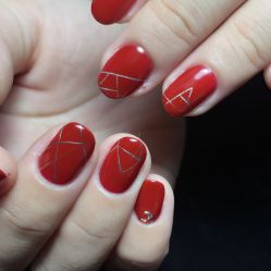 点击看大图 -一笔绣狂草美甲坊