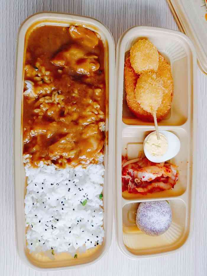 奈良小鹿(总部基地店)-"天气很冷,点了奈良家的外卖便当91.颜值.