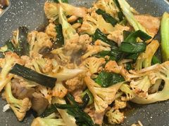 干锅花菜-壹只菜·崇明本地特色菜(崇明南门店)