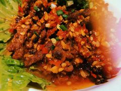 招牌蒜香牛肉-觅山云南菜(泊富ICITY店)