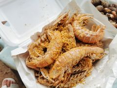 椒鹽瀨尿蝦-兰坡海鲜市场