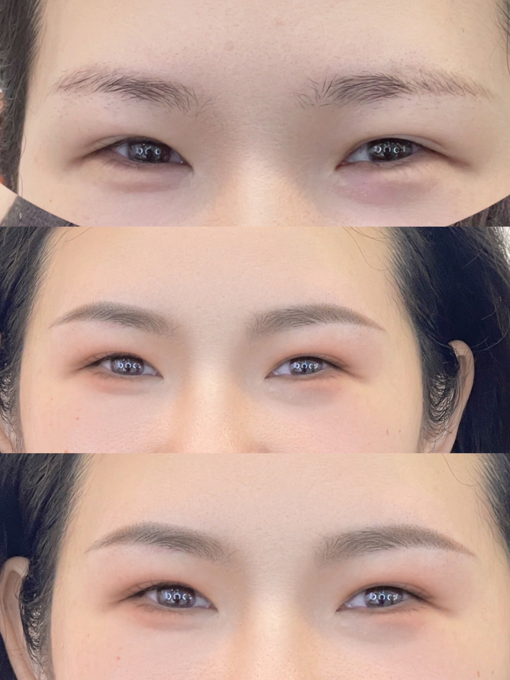 笑眼弯弯➕清浅色系雾眉真的好温柔