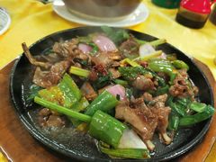 铁板猪心-长坦新鲜猪什夜宵广场