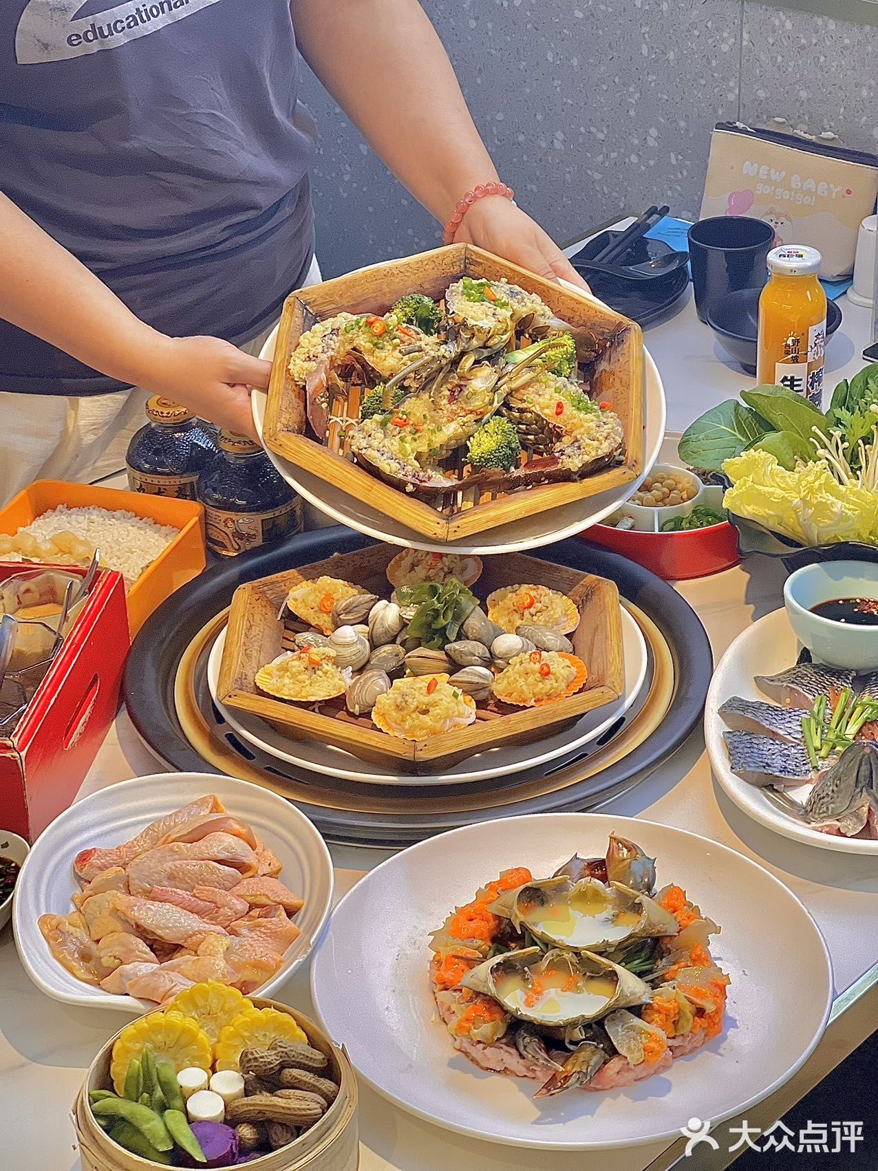 秋天就要吃鲜甜的蒸汽海鲜[色][色][色]