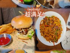 椒麻鸡炒乌冬面-魏客咖啡(中铁中心店)