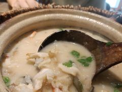 鲜虾干贝粥-潮十三潮汕砂锅粥(高新四路大都荟店)