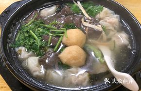 Duck Blood and Dumpling Hot Pot