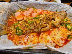 蒜香黔鱼-醉巫山纸包鱼·私房菜