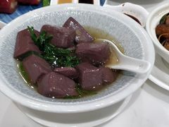 韭菜扒猪红-赏点粤式点心(广州塔店)