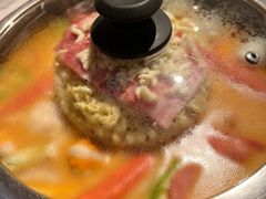 部队年糕火锅-七八冷面·延边朝鲜族美食(圣熙八号店)