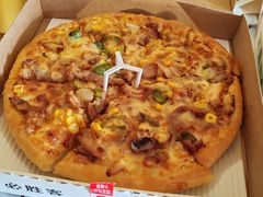 德克萨斯风味烤肉披萨-必胜客(华南摩尔店)