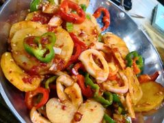 干锅土豆片-五七小李子油焖大虾(总店)