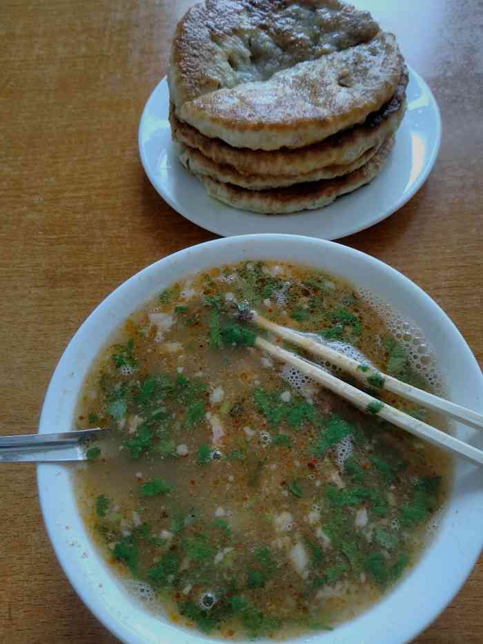 老段馅饼羊杂汤一绝-"秋冬季节,喝点羊汤很好,美滋滋.暖和身子.