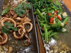 蒜蓉炒鱿鱼-我的甜·泰国餐厅