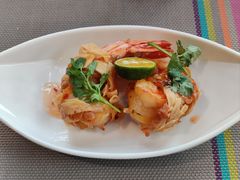 酥炸金丝黑虎虾-解放碑威斯汀酒店-知味国际美食餐厅