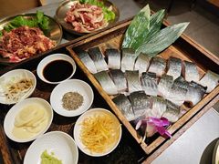 -围炉肉舍•炭烤活鳗•丹东海鲜烤肉(步行街店)