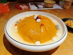 百合蒸南瓜-大融厨·鸡毛店·川菜(果壳里东安湖店)