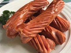 香煎泥肠-小白桦西餐厅