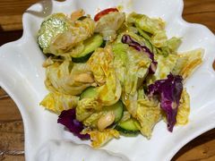 -东来菜馆•手抓海鲜家常菜•海鲜锅贴(鸽子窝店)