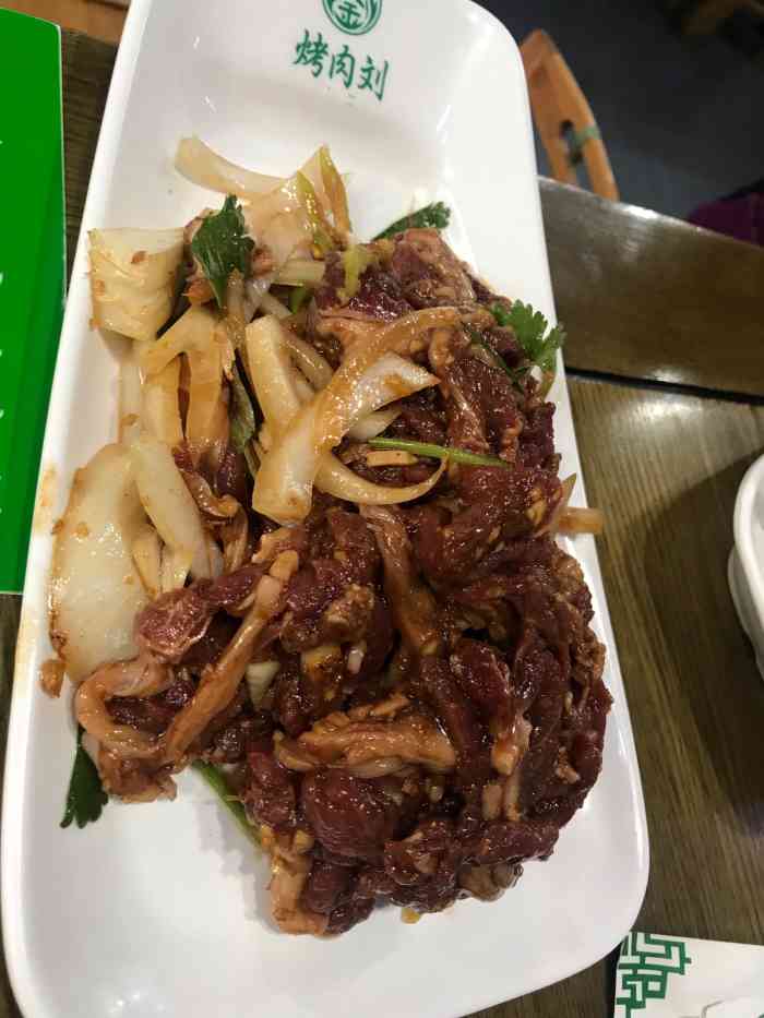 烤肉刘(原虎坊桥总店"南城很有名的炙子烤肉 就是工人俱乐部对面.