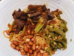 小炒鲜黄牛肉干挑面-万利记·长沙粉面小吃(福永天虹店)