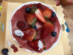 草莓酱心可可戚风蛋糕-小西家作(富力爱丁堡店)