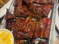荔枝柴烧排骨-一品烧农庄·佛山本地特色菜