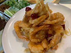 蜜汁酥皮虾-恭敬李·烤鸭(天坛北门店)