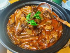 砂煲牛腩烧粉皮-竹里馆 ·茶食(奥体店)