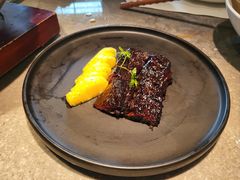 果木烟熏牛肋骨-木守西溪溪隐餐厅