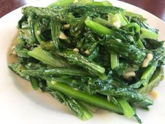 蒜茸油麦菜-闻道食府烙饼卷带鱼(原车耳营店原大觉寺店)