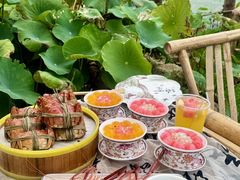 -七的湖·晚芳亭·阳澄湖农家菜·大闸蟹(莲花岛店)