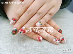 点击看大图 圣诞星纱-STAR美甲店