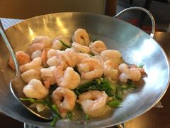韭香蒜汁生焗虾仁-桂林喜来登饭店-国泰中餐厅