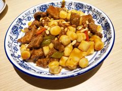 松子牛肉炒年糕-兔爸私家小厨(新北万达店)