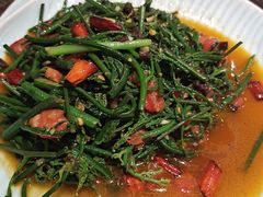 豆豉炒水蕨菜-傣宏缘·云南傣味特色菜·手抓饭·孔雀宴十六年店庆大酬宾(南屏步行街店)