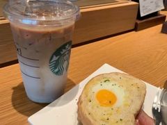 太阳蛋培根烤吐司-星巴克(保定华创广场店)