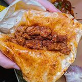 半夜12点来一份大刀腰片夹饼配青椒的快乐‼️