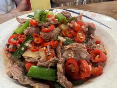 小炒黄牛肉-湘缘道客•湘缘饭店·25年湘菜馆(古墩路店)