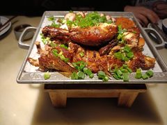 烤肉烤鸡双拼-绿茶餐厅(成都大悦城店)