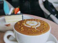 桂花拿铁-简象咖啡CAFE ELE JANE(满陇桂雨店)