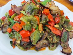 干莴苣炒腊肉-湖南湘菜馆(东湘缘二店)