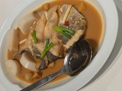 鲳鱼烧年糕-荣轩(新荣记环球金融中心店)