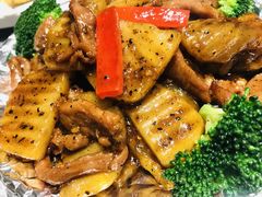 铁板黑椒肉柳-聚宾楼·烤鸭·家宴(科技三路店)